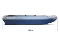 Двухкорпусная моторно-гребная надувная ПВХ аэролодка Флагман DK 380 Air Двухкорпусная моторно-гребная надувная ПВХ аэролодка Флагман DK 380 Air