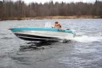Алюминиевая лодка Wellboat - 411 консоль