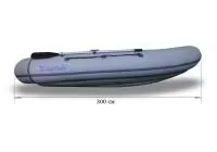Гребная ПВХ лодка Флагман 300 HT