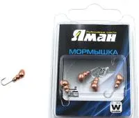 Мормышка вольф ЯМАН Длинный муравей с отв, р.4,вес 1,20 цв.медь 1 шт. Мормышка вольф ЯМАН Длинный муравей с отв, р.4,вес 1,20 цв.медь 1 шт.