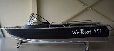 Фото Алюминиевая лодка Wellboat-45i (Вельбот) в интернет-магазине "Моторыбак" Фото Алюминиевая лодка Wellboat-45i (Вельбот) в интернет-магазине Моторыбак