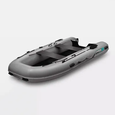 Лодка ПВХ GLADIATOR E450R (СПб) Серый