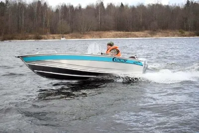Фото Алюминиевая лодка Wellboat - 411 консоль в интернет-магазине Моторыбак