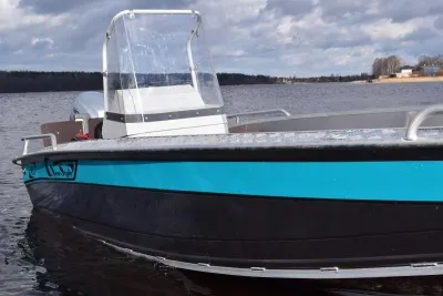 Фото Алюминиевая лодка Wellboat - 411 консоль в интернет-магазине Моторыбак
