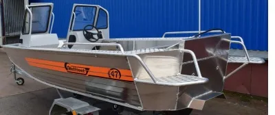 Фото Алюминиевая лодка Wellboat-47МDC (Вельбот) в интернет-магазине "Моторыбак" Фото Алюминиевая лодка Wellboat-47МDC (Вельбот) в интернет-магазине Моторыбак