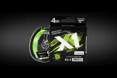 Шнур Favorite X1 PE 4x 150m light green 