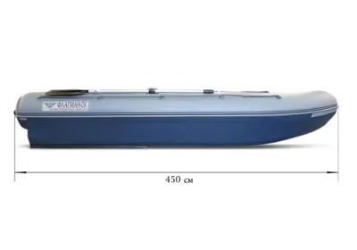 Фото Двухкорпусная моторно-гребная надувная ПВХ аэролодка Флагман DK 450 Air в интернет-магазине Моторыбак
