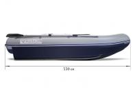Моторно-гребная надувная ПВХ водометная лодка Флагман DK 550 Jet