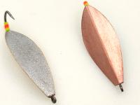 Зимняя блесна MF Клоп VP 33мм впай медь