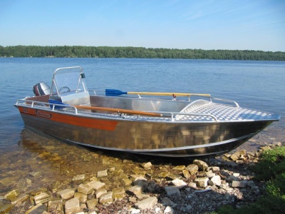 Фото Алюминиевая лодка Wellboat-46 консоль в интернет-магазине Моторыбак
