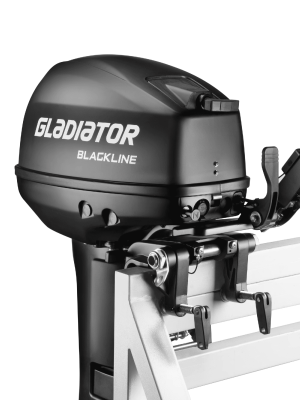 Фото Лодочный мотор GLADIATOR G9.9FHS BLACKLINE в интернет-магазине "Моторыбак"