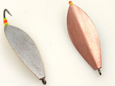 Зимняя блесна MF Клоп VP 33мм впай медь