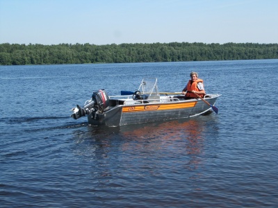 Фото Алюминиевая лодка Wellboat-46 консоль в интернет-магазине Моторыбак