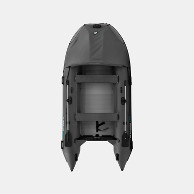 Надувная лодка ПВХ GLADIATOR C400AL Серый