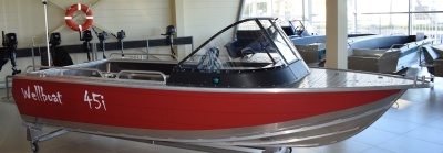 Фото Алюминиевая лодка Wellboat-45i (Вельбот) в интернет-магазине Моторыбак