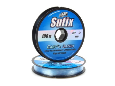 Леска SUFIX Cast'n Catch x10 прозрачная 100м 0.35мм 6,8кг