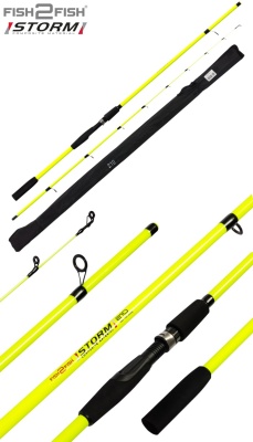 Спиннинг шт. ст. 2 колена Fish2Fish Storm (100-200) 2,1 м-3