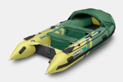 Надувная лодка ПВХ GLADIATOR (Гладиатор) C330AL Зелёно-оливковый