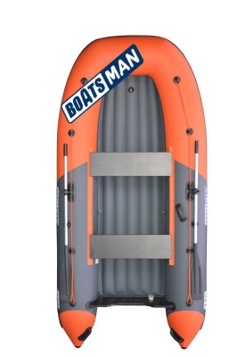 Моторная лодка ПВХ BoatsMan (Боцман) BT340А графитово-оранжевый