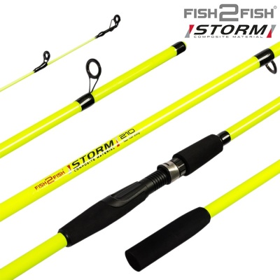 Спиннинг шт. ст. 2 колена Fish2Fish Storm (100-200) 2,1 м