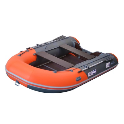Моторная лодка ПВХ BoatsMan (Боцман) BT345SK графитово-оранжевый