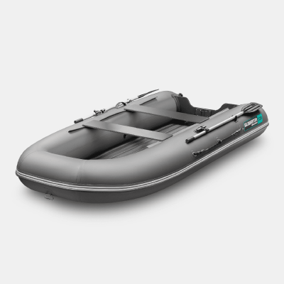 Лодка ПВХ GLADIATOR E380S  Серый