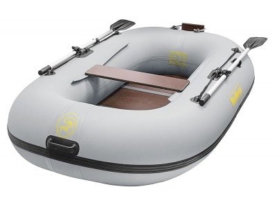 Надувная лодка ПВХ BoatMaster 250 Эгоист Люкс серый